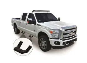 114871 Carr For 99-16 F250/f350/f450/f550 Super Duty Black Ld Step Pair All Door