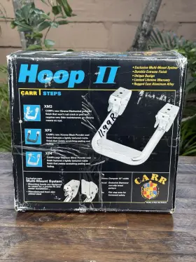 103992 Carr Pattern Company Inc. 047185039913 Hoop Ii Xm3 Polished Aluminum Truck Steps P/n New Open Box