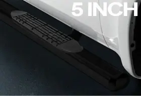 2341 Champs Club 5 Inch Oval Blk Side Step Nerf Bars Rail Running Board 02-09 Dodge Ram Quad/crew
