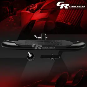 Crc-hitst24o111bkt1 Charismatic Racing Concepts Open Box 37 Inch X 4 Oval 2 Receiver Black Trailer Plug Tow Tailgate/hitch Step Bar