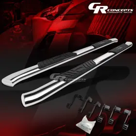 Crc-stepb5c003ss Charismatic Racing Concepts Silver 5 Inch Oval Step Nerf Bar Running Board Kit For 09-20 Dodge Ram Crew Cab 4dr