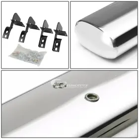 Crc-stepb5o941ss Charismatic Racing Concepts Silver 5 Inch Oval Side Step Nerf Bar Board Kit For 99-16 Ford Super Duty Crew Cab #3