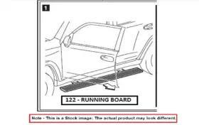 122.gm8c10 Chevrolet Truck Tahoe 2010 Running Board 4008860