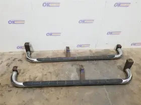 122.gm8m05 Chevrolet Truck 05 2005 Chevy Silverado 1500 Running Board Set Chrome Extended Cab