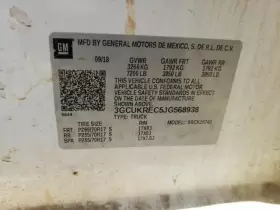 122.gm8m18 Chevrolet Truck Silvrdo15 2018 Running Board