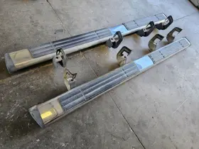 122.gm8y08 Chevrolet Truck Used 2008 Silverado Crew Cab Pair Aftermarket Running Boards Shipped Los Angeles