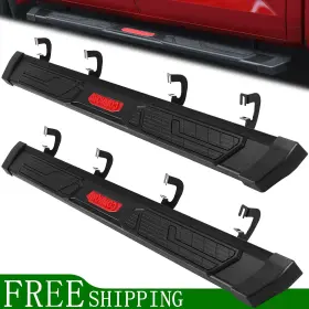 15655vt6-blk-8 Comnova Running Boards Vt For 07-18 Silverado/sierra 1500 2500 Crew Cab 6 Inch Nerf Bar Blk 15655vt6-blk-8 Comnova Running Boards Vt For 07-18 Silverado/sierra 1500 2500 Crew Cab 6 Inch Nerf Bar Blk