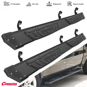 15455k65-blk Comnova Autopart 6.5 Inch Running Boards Steps Fit 2007-2018 Chevy Silverado 1500 Double/extended Cab