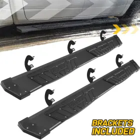 15825k65-blk Comnova Autopart 6.5 Inch Running Boards Fit 19-25 Silverado/sierra 1500 Double/extended Cab Steps K