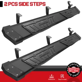 95225k65-blk Comnova Autopart Aluminum Side Step 6.5 Inch Running Boards Fit 22-26 Toyota Tundra Double/ext Cab K