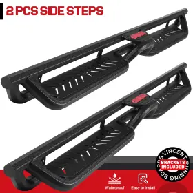 Bak95345 Comnova 3-tube Drop Step Fit 05-23 Toyota Tacoma Double/crew Cab Bak Truck Running Board