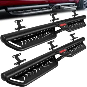 Boq25525 Comnova Fit 17-26 Ford F250 F350 Superduty Crew Cab 6 Inch Side Step Running Board Drop
