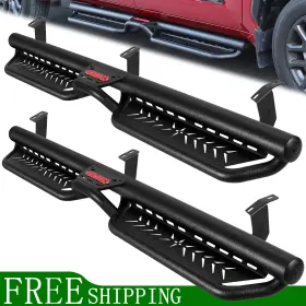 Boq95345 Comnova Running Boards For 2005-2023 Toyota Tacoma Double Cab Two Stairs Steps Nerf Bars