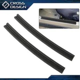 Big20260209-119 Crossdesign Fits Jeep Wrangler Tj 97-06 Door Sill Entry Guards Protector Plate Trim Strip