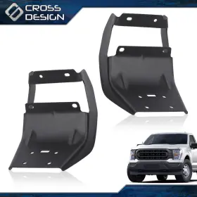 Ht-02ets12fdabk Crossdesign 2pcs/set Running Board Brackets Factory Style Fit For 2015-2022 Ford F-150 F150