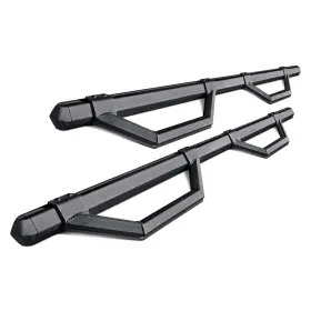 Dz66321tb-dz66340-bndl Dee Zee For Chevy Silverado 1500 19-24 3 Inch Hex Series Black Side Steps