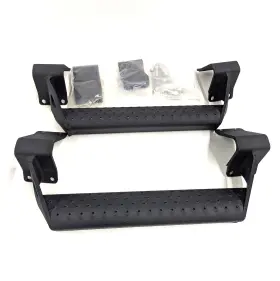 43125-9016 Dermon Aluminum Side Step Running Boards 2021-25 Ford Bronco Rock Rails Black 43125-9016 Dermon Aluminum Side Step Running Boards 2021-25 Ford Bronco Rock Rails Black