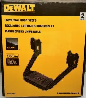 Dxpi5002 Dewalt 2x Universal Aluminum Hoop Step Mount Nonslip Black 350lb For Pick-up Suv Dxpi5002 Dewalt 2x Universal Aluminum Hoop Step Mount Nonslip Black 350lb For Pick-up Suv