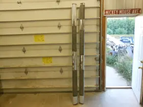 82211501ab Dodge Oem Factory 2012 Ram 2 Chrome Step Bars 95 Inches And 1 86 Inch Bar