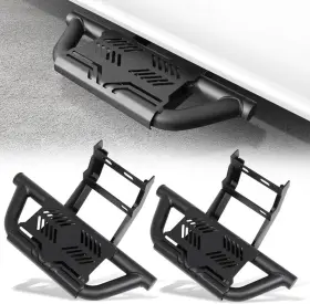 C1541v22 Dodge 2pcs Ez Side Steps For 2019-2025 Ram 1500 2500 3500 Crew Quad Mega Regular