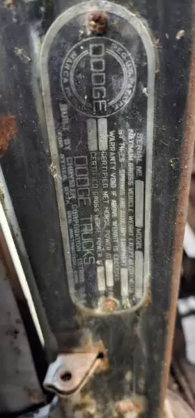 122.ch8551 Dodge Truck 1951 Pickup Left Side Running Board #3