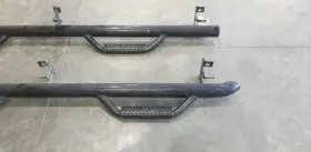 122.ch8d20 Dodge Truck 20 Ram 3500 Running Board Set Pair Black Tubular Crew Cab #2