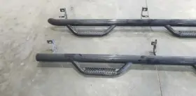 122.ch8d20 Dodge Truck 20 Ram 3500 Running Board Set Pair Black Tubular Crew Cab #3