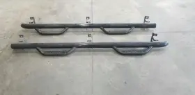 122.ch8d20 Dodge Truck 20 Ram 3500 Running Board Set Pair Black Tubular Crew Cab