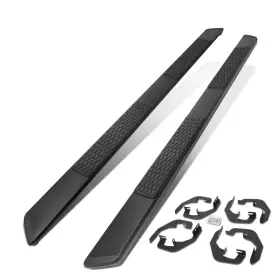 Dpt-stepbztl8234ssbk Dpt Motorsports For 2007-2019 Silverado Sierra Crew Cab 5 Inch Black Coated Step Bar Running Boards