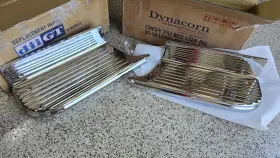 1104jc Dynacorn 1104ic 1955-1959 Chevy Pickup Truck Bed Step Long Set Rh Lh Side Chrome Metal 55 59