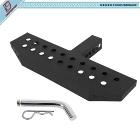 E179367way Ewaymotor Rear Step Bumper Towing Guard Stabilizer Fits 2 Inch Receiver 20.1 X 5.1 Pad