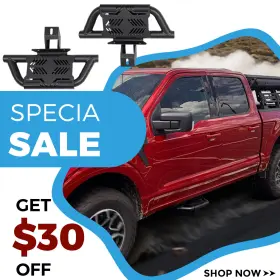 C1541v30 Flexmotor 2x Side Steps For Toyota Tacoma 2024 2/4-door Running Boards Accessories 350lbs