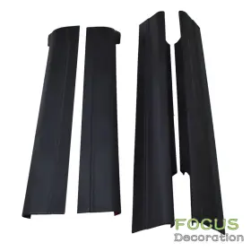 Fd584160dn Focus-decoration Plastic Rocker Panel Protector Set For Silverado Sierra 01-06 Extended Cab