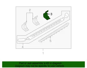 2l1z-16a507-ad Ford Genuine Support Bracket #2