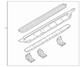 7l7z-16451-aa Ford Genuine Running Board