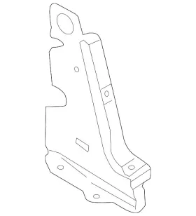 9l3z-15200a20-a Ford Genuine Strut Bar Cover