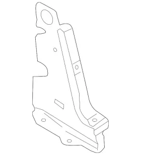 9l3z-15200a21-a Ford Genuine Running Board Reinforcement