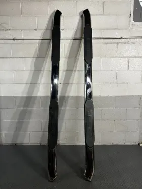 D37s0551 Ford 2015-18 F-150 Supercrew Cab Stainless Oval Bent Side Bar Running Boards Set #2
