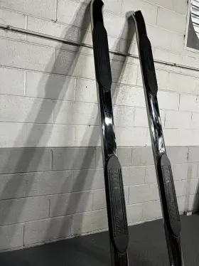 D37s0551 Ford 2015-18 F-150 Supercrew Cab Stainless Oval Bent Side Bar Running Boards Set #3