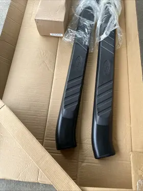 Fl3z-16450-fb Ford F150 Black 5 Inch Running Board Crew Cab Lariat Platinum Xlt 15-newer Oem
