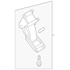 Hc3z-16a507-b Ford Genuine Rear Bracket