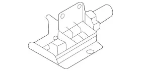 Hk4z-16a506-a Ford Genuine Running Board Mounting Bracket