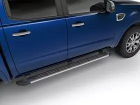 Kb3z-16450-bb Ford New Oem 5 Inch Chrome Running Board Side Steps Ranger 2019-2023
