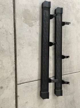 M2dz16451cb Ford Oem 21-24 Bronco 4-dr Running Boards Side Step Bars Factory Genuine Takeoff