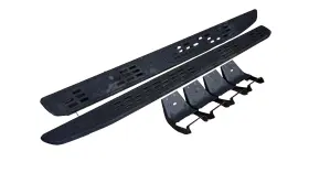 Ml3j-16450-absmk6 Ford Oem Take Off F150 Tremor 15-25 Black Running Boards Crew Cab W Brackets