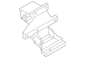 Ml3z-16a507-b Ford Genuine Rear Bracket Ml3z16a507b