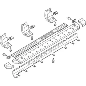 Nl3z-16450-ja Ford Nl3z16450ja Used Oem Right Running Board-