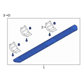 Hc3z16450cc Ford Oe For F-450 Super Duty 2021-2024 Right Running Board