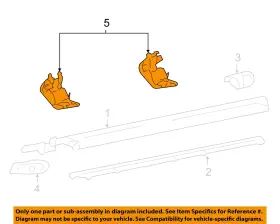 5l3z16a506a Ford Oem 05-14 F-150 Mark Lt Cab Running Board-bracket