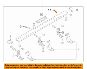 Cl3z16491aa Ford Oem 12-16 F-150 Cab Running Board-step Pad